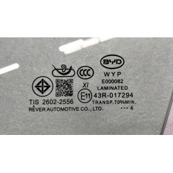 Vitre de porte avant gauche - BYD - 15568775-00