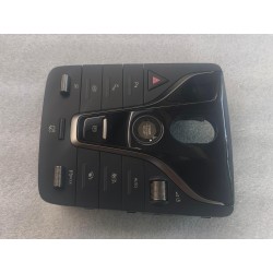 Panneau du mécanisme de commande de changement de vitesse - Galvanoplastie grise mate 1 - BYD - 15525347-00