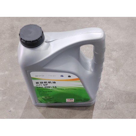 Engine oil - sp-0w-16-te - 4l/barrel - BYD - 15516236-00