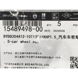 Écrous de roue - BYD - 15489498-00