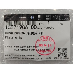 Agrafe de plaque - BYD - 15371906-00