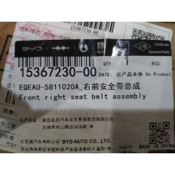 Ceinture de sécurité avant droite - BYD - 15367230-00