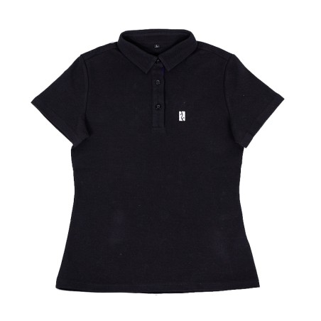 Letters Graphic Polo Shirt - Women - L - BYD - 15326388-00