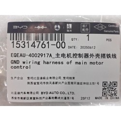 Faisceau de câblage de masse du boîtier de l'unité de contrôle moteur principal - BYD - 15314761-00