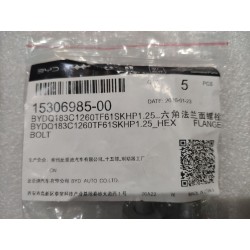Boulon à embase hexagonale et rondelle plate - BYD - 15306985-00