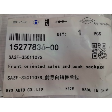 Kit après-vente pour goupille de guidage avant - BYD - 15277836-00