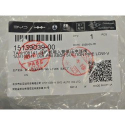 Vanne de remplissage basse pression sur conduite d'aspiration compresseur - BYD - 15139039-00