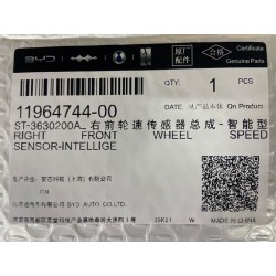 Capteur de vitesse de roue avant droite - Type intelligent - BYD - 11964744-00
