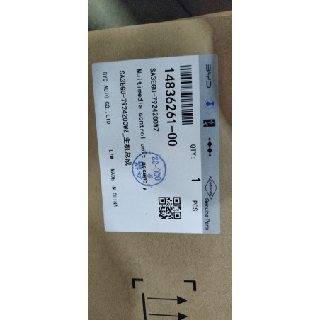 Commande multimédia - BYD - 14836261-00