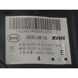 Bloc optique avant droit - BYD - 14736811-00