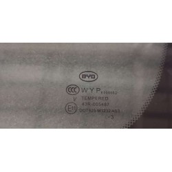 Vitre de la paroi latérale arrière droite - BYD - 14609954-00