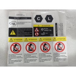 Étiquette du Véhicule - Français - BYD - 14588510-00