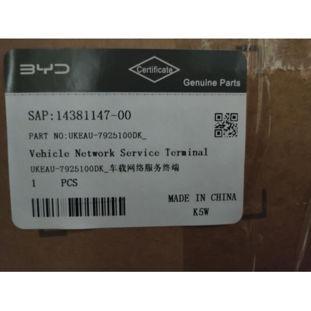 Terminal de Service de Réseau de Véhicule - BYD - 14381147-00