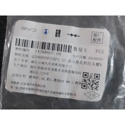Vis à tête fraisée à six pans creux - BYD - 14368607-00