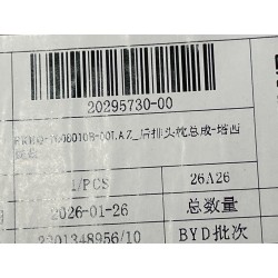 Appui-tête de siège arrière - Bleu LAZ - BYD - 20295730-00