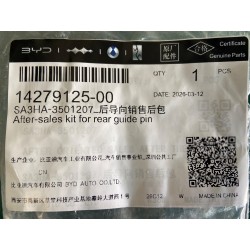 Kit après-vente pour goupille de guidage arrière - BYD - 14279125-00