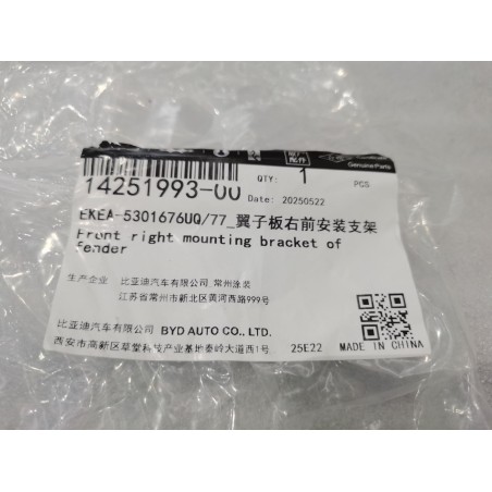 Support de montage avant droit de l'aile - BYD - 14251993-00