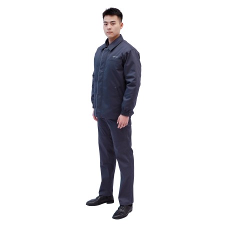 Vêtements de travail - L - 60% coton et 40% polyester - Vêtements rembourrés en coton de style étranger - Gris Foncé - BYD - 141