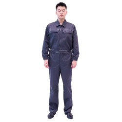 Vêtements de travail - XXL - 60% coton et 40% polyester - Salopettes de style étranger pour le printemps et l'automne - Gris fon