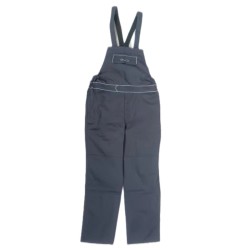 Vêtements de travail - XXXL - 60% coton et 40% polyester - Salopettes à bretelles pour le printemps et l'automne - Gris foncé - 