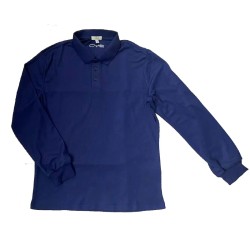 Vêtements de travail - XXL - 100% polyester - Polo à manches longues de style étranger - Bleu marine - BYD - 14125653-00