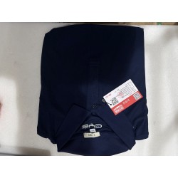 Vêtements de travail - XXXXL - 100% polyester - Polo à manches courtes de style étranger - Bleu marine - BYD - 14125593-00