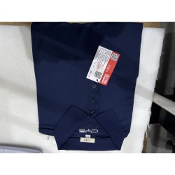 Vêtements de travail - XL - 100% polyester - Polo à manches courtes de style étranger - Bleu marine - BYD - 14125591-00