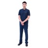 Vêtements de travail - S - 90% nylon et 10% élasthanne - Polo à manches courtes pour hommes de style étranger - Couleur foncée -