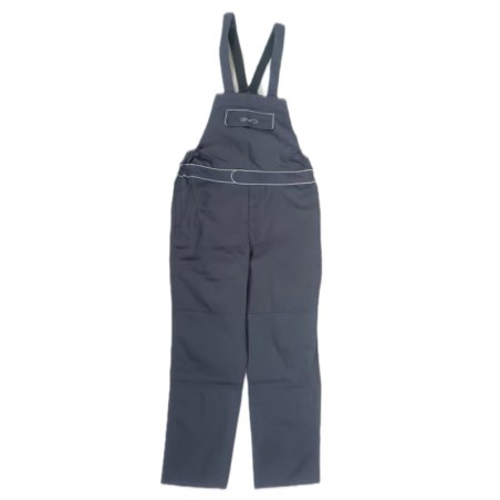 Vêtements de travail - XXXL - 60% coton et 40% polyester - Salopettes à bretelles pour l'été - Gris foncé - BYD - 14125541-00