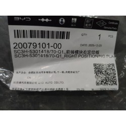 Plaque de positionnement droite de module de face avant - BYD - 20079101-00