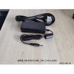 Adaptateur - NB-65B19-HBL - 19 V - 3,42 A - 65 W - BYD - 13961759-00