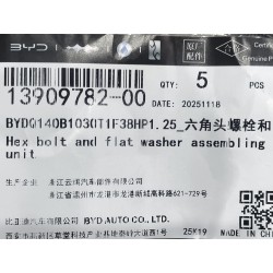 Boulon six pans - BYD - 13909782-00