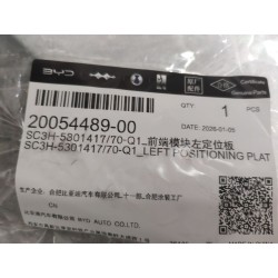 Plaque de positionnement gauche de module de face avant - BYD - 20054489-00