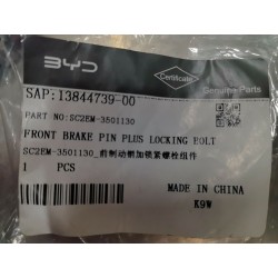 Broche de frein avant et de boulon de verrouillage - BYD - 13844739-00