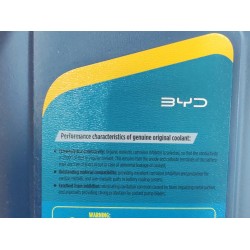 Liquide de refroidissement - Point de congélation - 40 ℃ - Système de gestion thermique-T - 3,5L/baril - BYD - 13841157-00