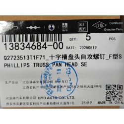 Vis autotaraudeuse - BYD - 13834684-00