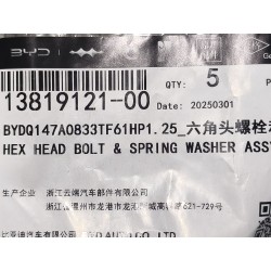 Boulon six pans - BYD - 13819121-00
