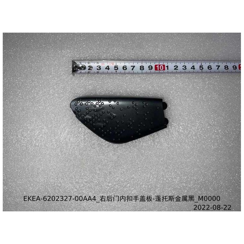 Couvercle de la poignée intérieure de la portière arrière droite - Noir métallique - BYD - 13814127-00