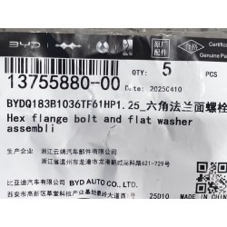 Boulon à bride hexagonale - BYD - 13755880-00