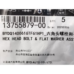 Boulon six pans - BYD - 13755879-00