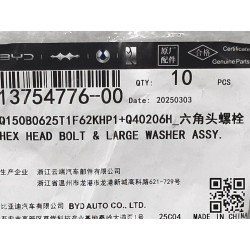 Boulon six pans - BYD - 13754776-00