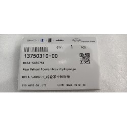 Mousse de protection de passage de roue arrière - BYD - 13750310-00