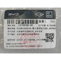 Support de fixation 1 du tuyau d'aspiration - BYD - 13708386-00
