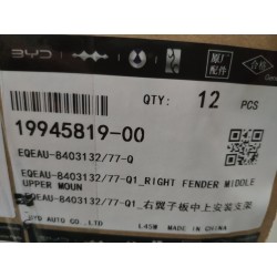 Support de fixation supérieur milieu d'aile droite - BYD - 19945819-00
