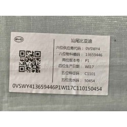 Protection - PE5 - Acier + Fibre de verre - Noire - BYD - 13659446-00