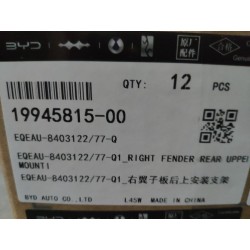 Support de fixation supérieur arrière d'aile droite - BYD - 19945815-00