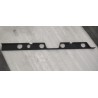 Plaque polyuréthane - RIGHT2-800 × 56 × 5mm - Non-antistatique - 60 ° - Noir - BYD - 13640800-00