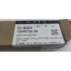 Plaque polyuréthane - LEFT3-328 × 56 × 5mm - Non-antistatique - 60 ° - Noir - BYD - 13640736-00