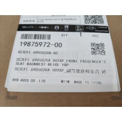 Dossier de siège passager avant-Beige YAP - BYD - 19875972-00