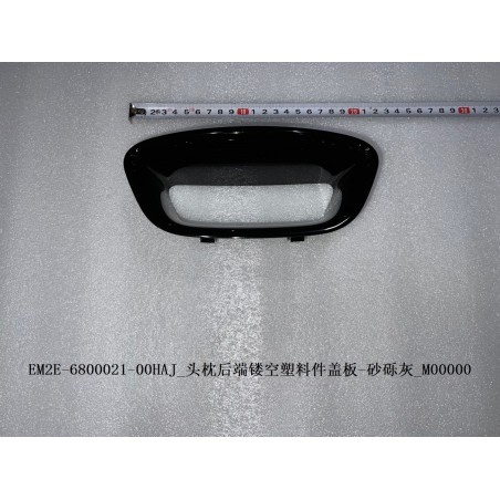 Couvercle de pièce en plastique creuse à l'extrémité arrière de l'appui-tête - Gris - BYD - 13488280-00
